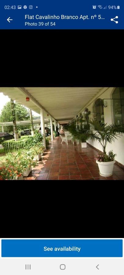 Flat No Hotel Cavalinho Branco Águas de Lindóia Esterno foto